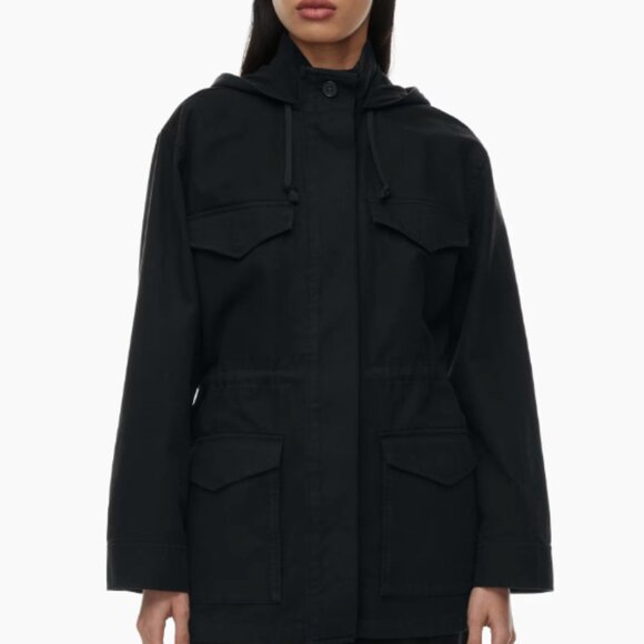 🎉HP! NWT Aritzia The Group Babaton Black Utility Nook Jacket - Picture 4 of 10